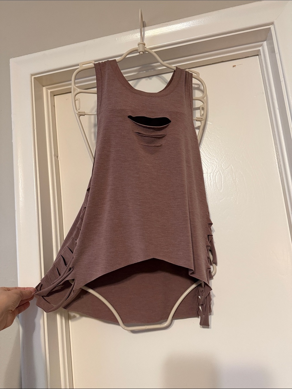 Aloe shredded Heatherd rose top